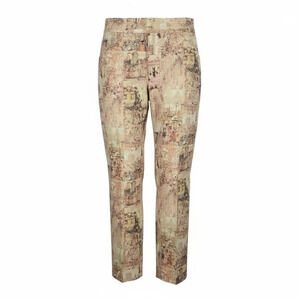 Vintage 60s 70s Izod of London City Scene Trouser Golf Pants USA Polyester 34"